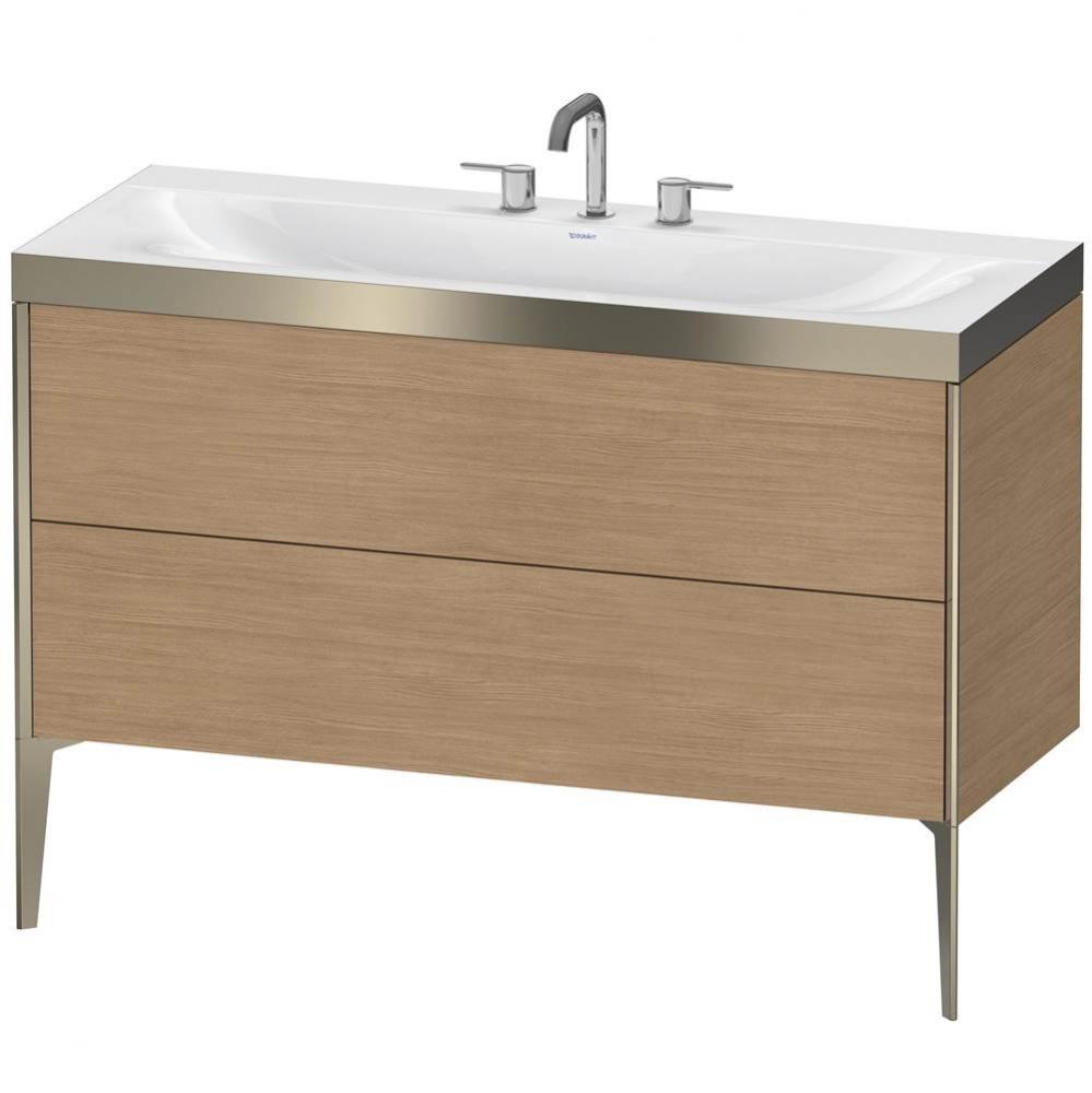 Duravit XViu C-Bonded Floorstanding Vanity  European Oak