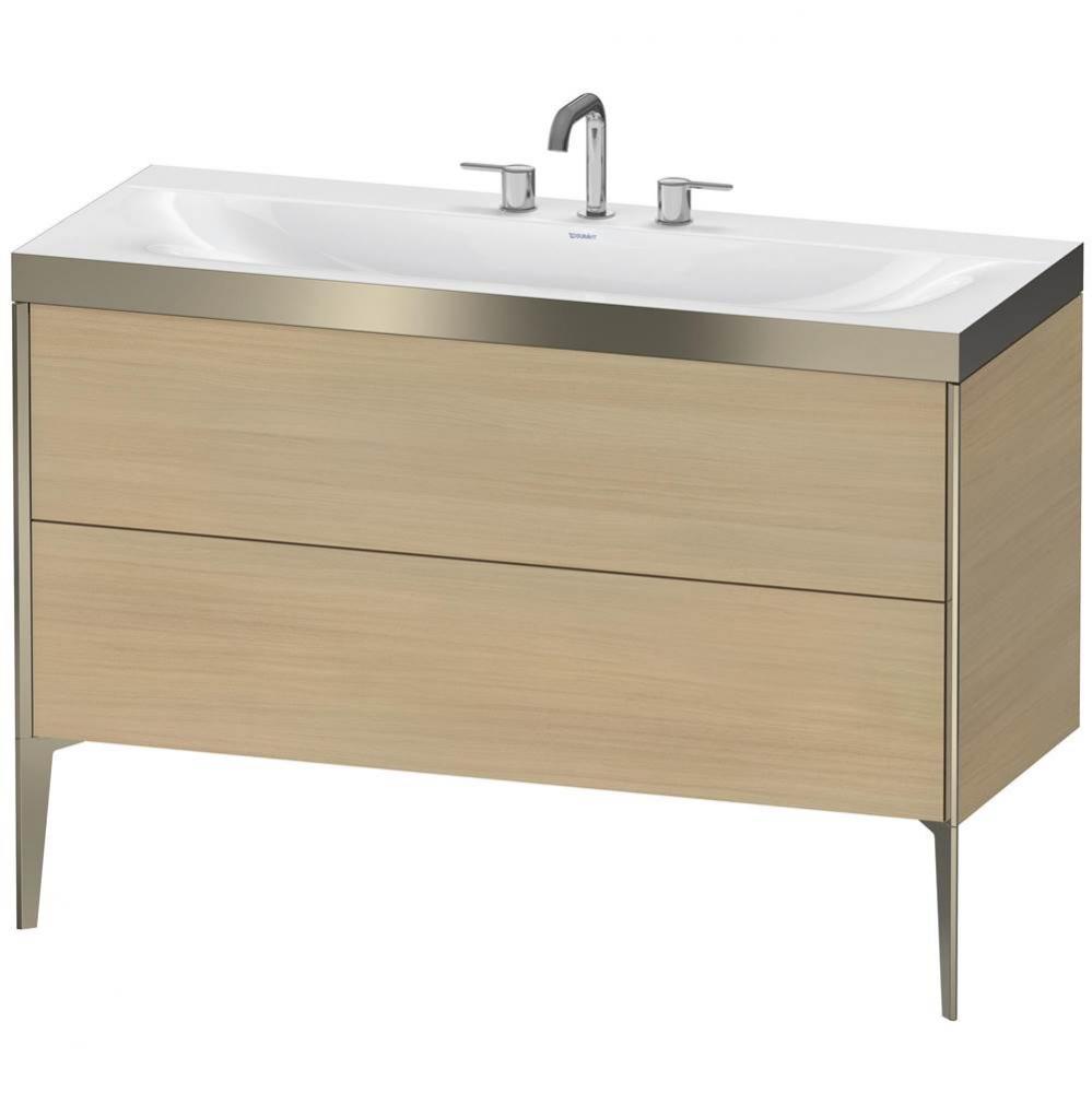 Duravit XViu C-Bonded Floorstanding Vanity  Mediterranean Oak