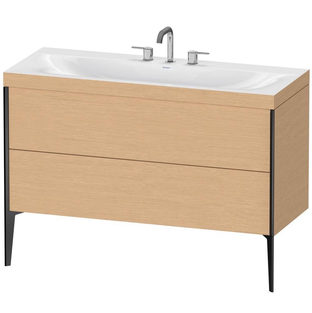 Duravit XViu C-Bonded Floorstanding Vanity  Brushed Oak