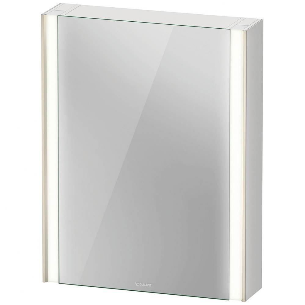 Duravit XViu Mirror Cabinet with lighting  Champagne Matte