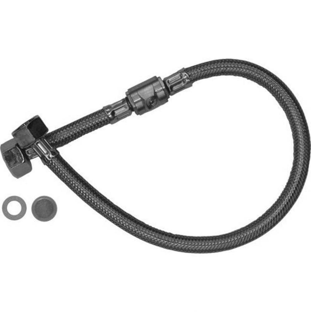 Flex Hose with Stop Valve L:55Cm, Dn8, Incl.Filter, forSensoWash