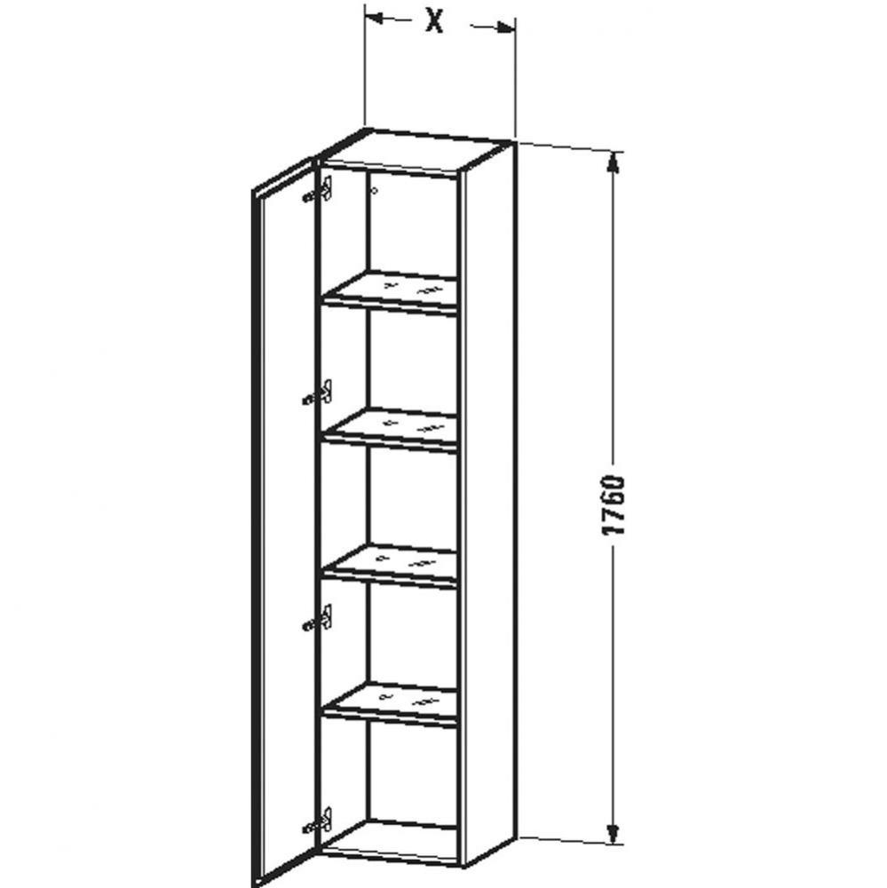 PA furniture panel for #700219 Chestnut