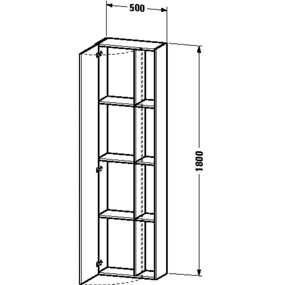 Duravit DuraStyle Tall Cabinet White