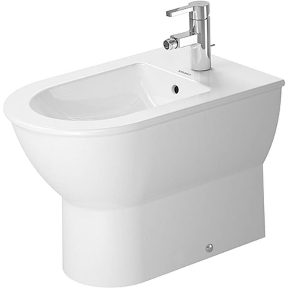 Bidet floorstanding Darling New - 22 1/2'' white,back-to-wall,with overflow,with faucet