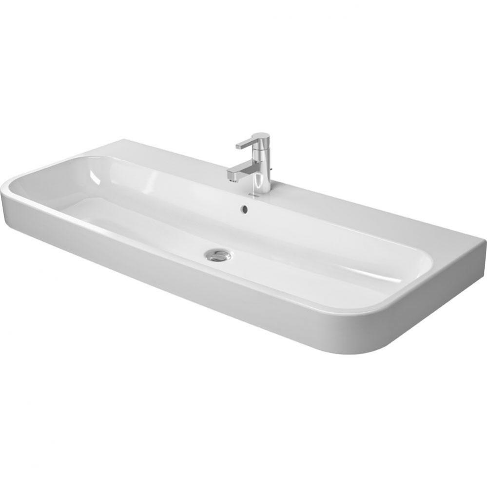 Furniture washbasin 1200mm HappyD.2 white, w.OF, w.TP, 1 TH,