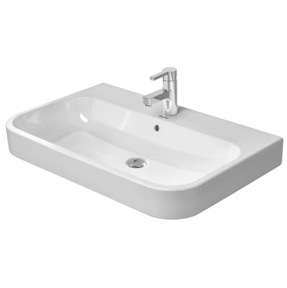 Furniture washbasin 800mm Happy D.2 white, w.OF, w.TP, 3 TH,