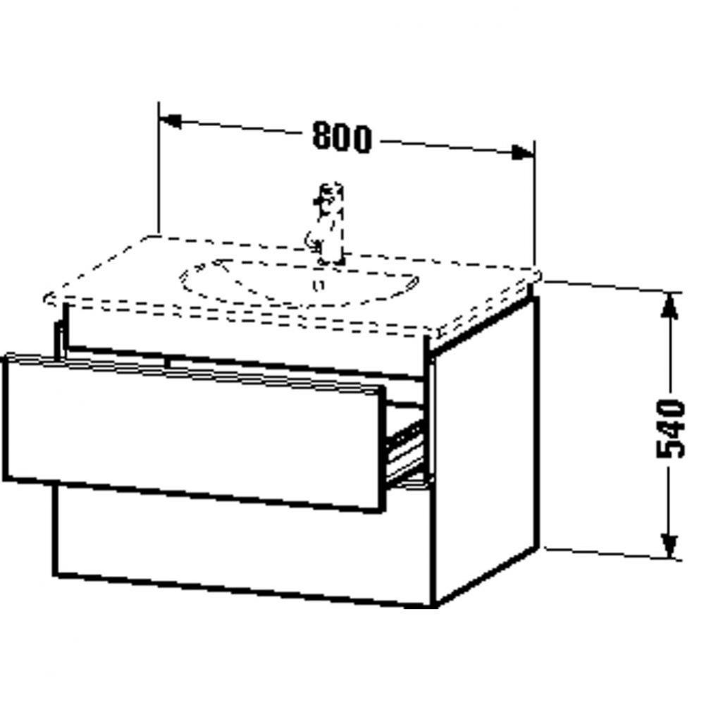 DN Vanity unit Pine Terra