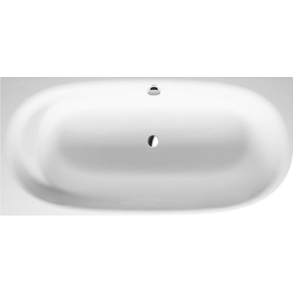 Duravit Cape Cod Corner Left Bathtub White