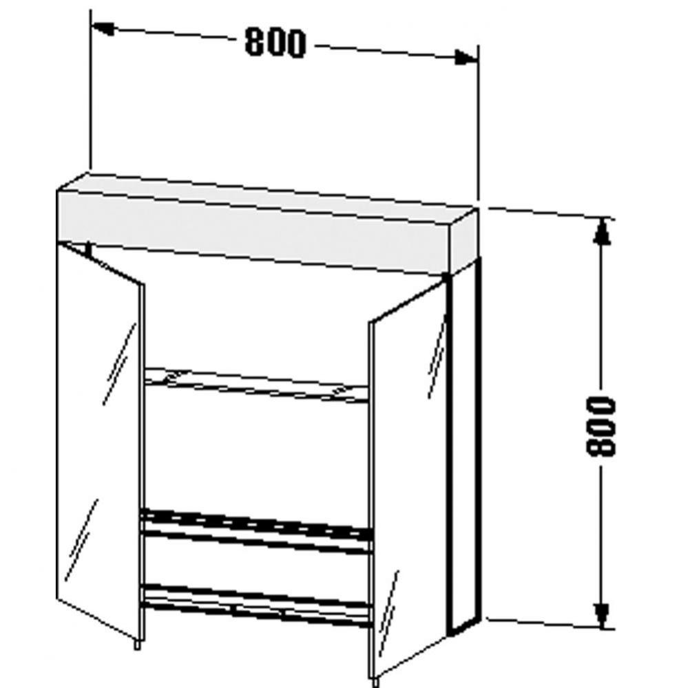 Duravit Vero Mirror Cabinet