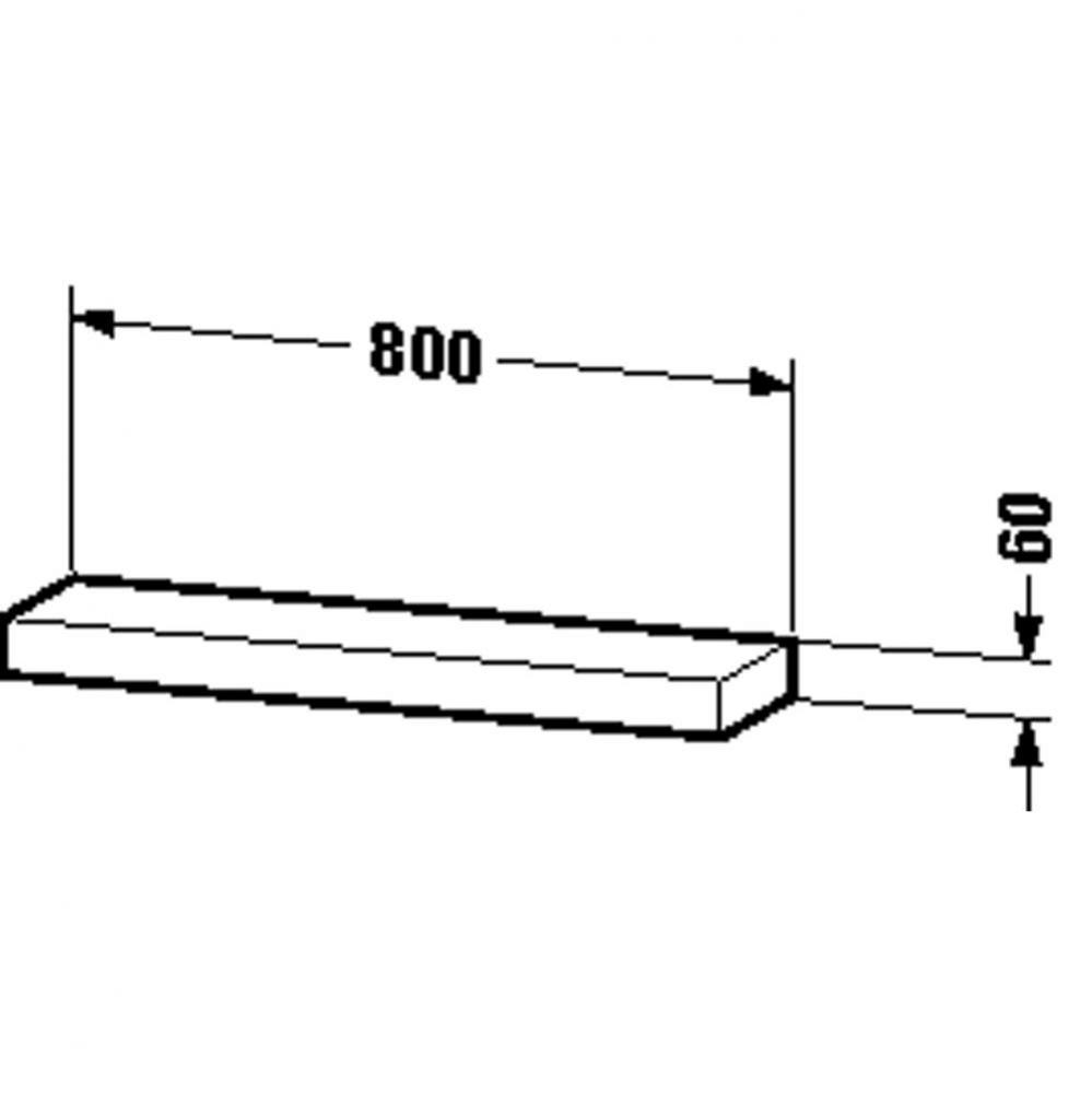 S1 wall board 7 7/8''x31 1/2'' - American