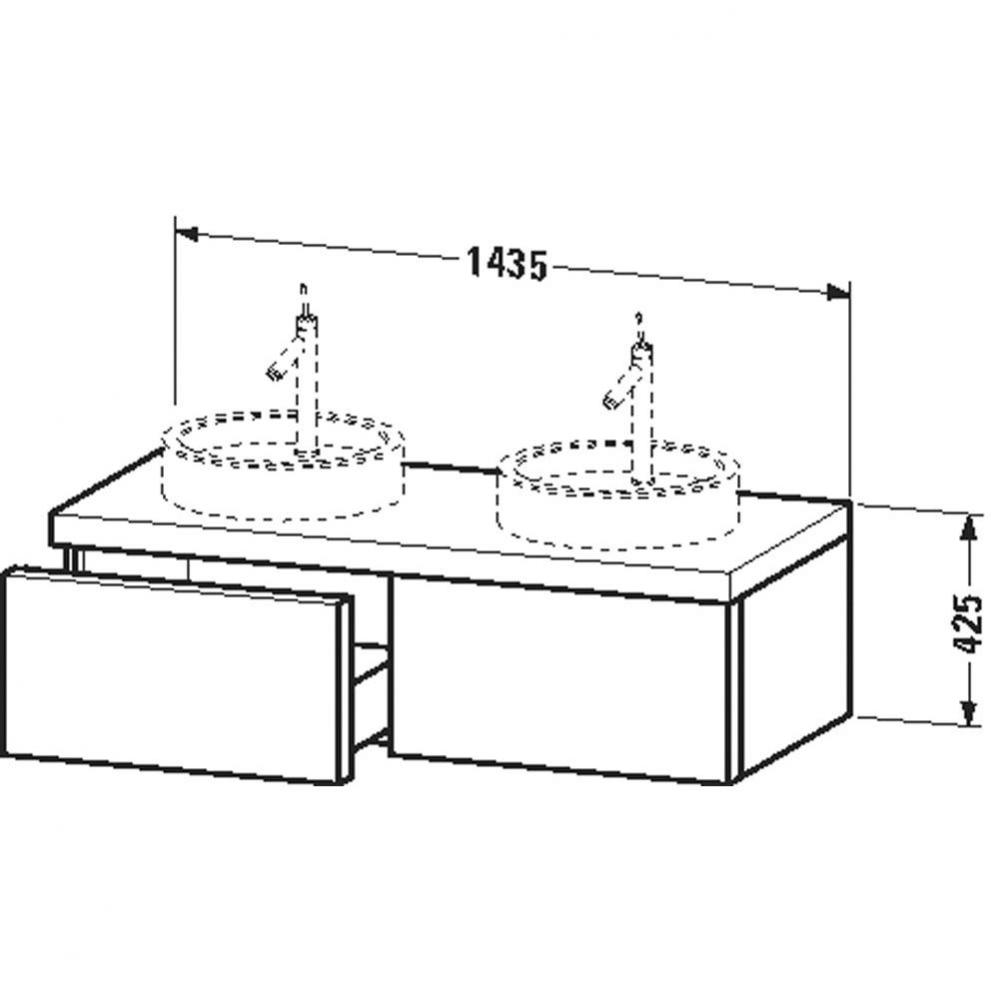 S1 vanity unit 565x1435