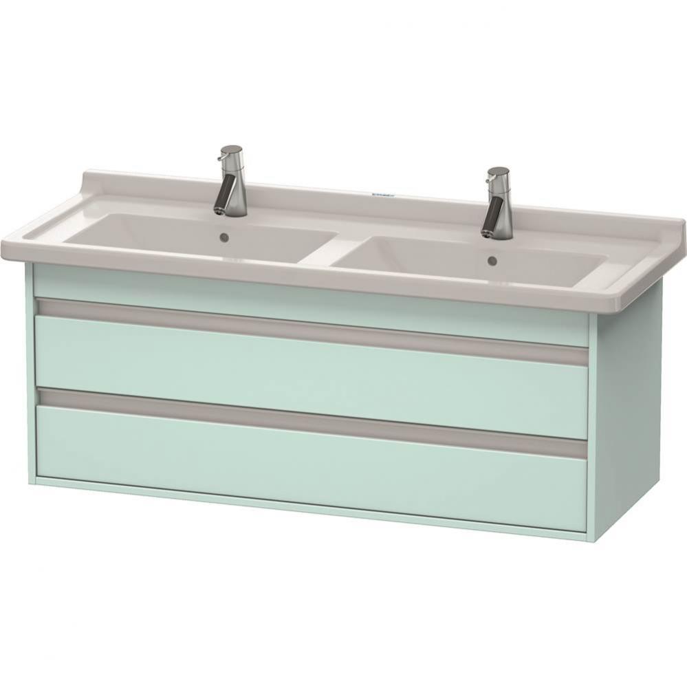 Duravit Ketho Vanity Unit Wall-Mounted  Light Blue Matte