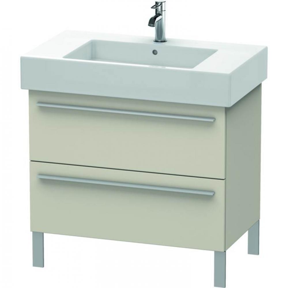 Duravit X-Large Two Drawer Floorstanding Vanity Unit Taupe