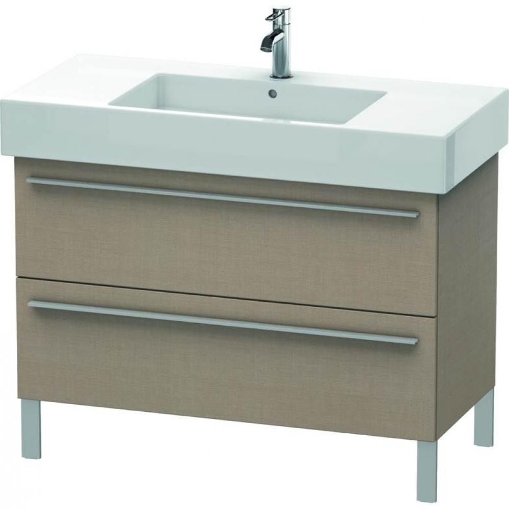 Duravit X-Large Two Drawer Floorstanding Vanity Unit Linen