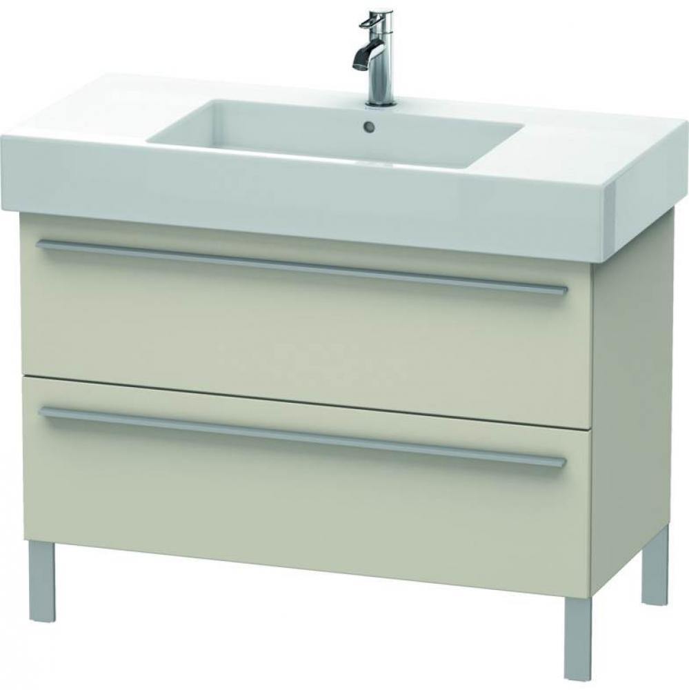 Duravit X-Large Two Drawer Floorstanding Vanity Unit Taupe