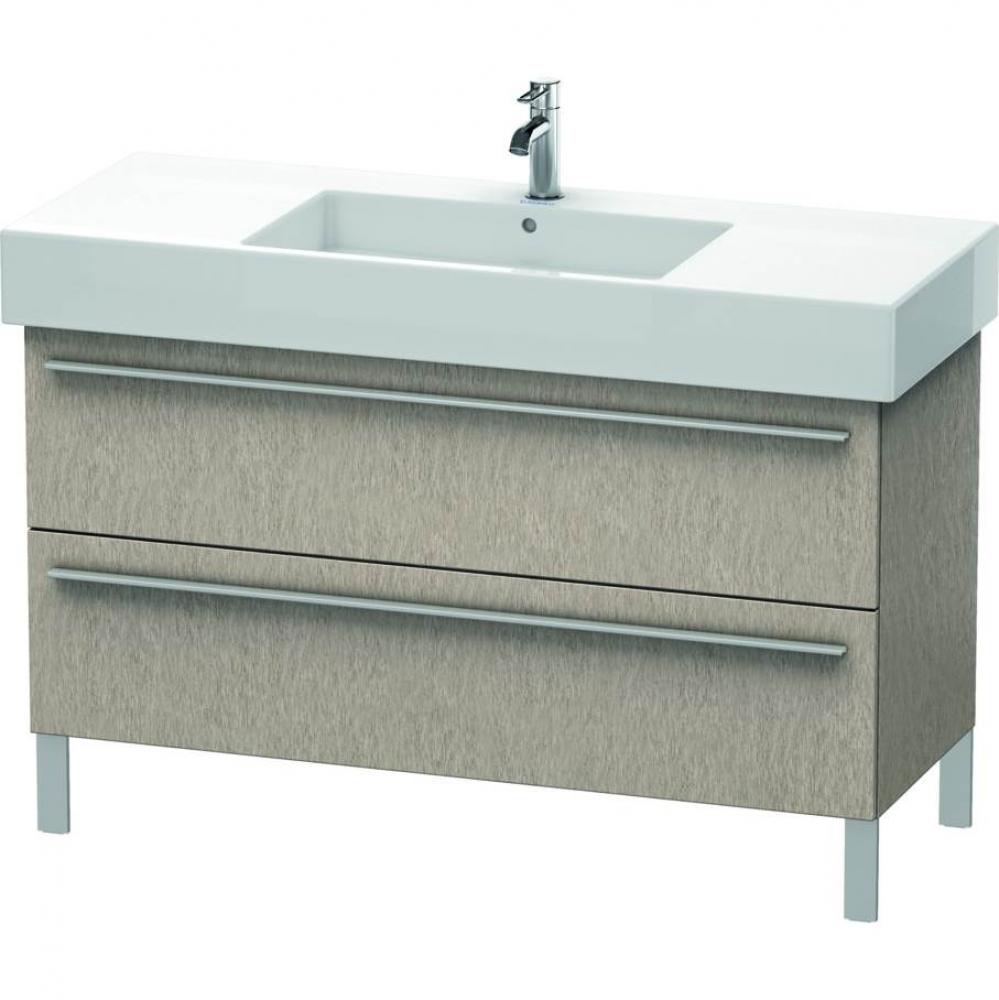 Duravit X-Large Two Drawer Floorstanding Vanity Unit Cashmere Oak