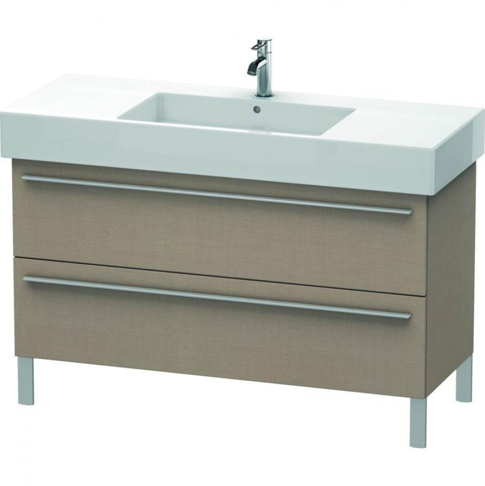 Duravit X-Large Two Drawer Floorstanding Vanity Unit Linen