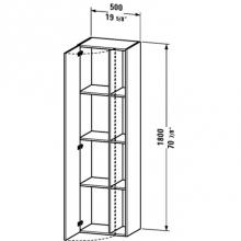 Duravit DS1249R1443 - DS Tall Cabinet Terra M - HxWxD: 70 7/8''x19 5/8''x14 1/8''