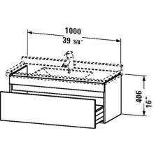 Duravit DS638905151 - Duravit DuraStyle Vanity Unit Wall-Mounted  Pine Terra