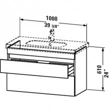 Duravit DS648501443 - DS Vanity unit No.034210 Terra , - 24''x39 3/8''x17 7/8''