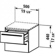 Duravit XL672305252 - XL Low cab for console Brush Oak 440x500x548mm, 2