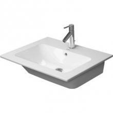 Duravit 23366332581 - Duravit ME by Starck Wall-Mount Sink White with WonderGliss