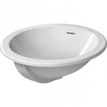 Duravit 0468470000 - Vanity basin 47 cm Architec white w/o tap-plate, with