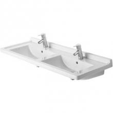 Duravit 0332130030 - Duravit Starck 3 Double Vanity Sink White