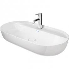 Duravit 03808021001 - Duravit Luv Washbowl White|Sand with WonderGliss