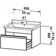 Duravit KT666305151 - Duravit Ketho Vanity Unit Wall-Mounted  Pine Terra