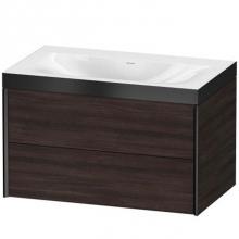 Duravit XV4615NB252P - Duravit XViu Two Drawer C-Bonded Wall-Mount Vanity Kit European Oak