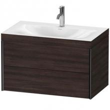 Duravit XV4615OB252C - Duravit XViu Two Drawer C-Bonded Wall-Mount Vanity Kit European Oak