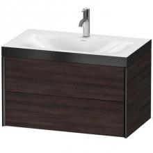 Duravit XV4615OB252P - Duravit XViu Two Drawer C-Bonded Wall-Mount Vanity Kit European Oak