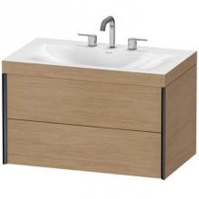 Duravit XV4615TB251C - Duravit XViu C-Bonded Wall-Mounted Vanity  Pine Terra