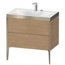 Duravit XV4710EB151P - Duravit XViu Two Drawer C-Bonded Floorstanding Vanity Kit Pine Terra