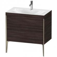 Duravit XV4710OB152P - Duravit XViu Two Drawer C-Bonded Floorstanding Vanity Kit European Oak