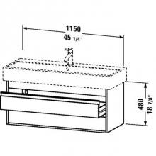 Duravit KT663903131 - Duravit Ketho Vanity Unit Wall-Mounted  Pine Silver