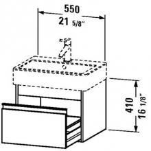 Duravit KT668603131 - Duravit Ketho Vanity Unit Wall-Mounted  Pine Silver