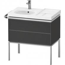 Duravit AU4574058580000 - Duravit Aurena Vanity Cabinet Graphite Satin Matte