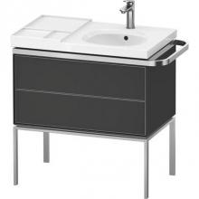 Duravit AU4575058580000 - Duravit Aurena Vanity Cabinet Graphite Satin Matte