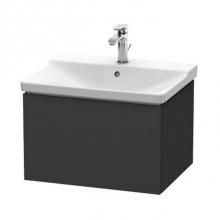 Duravit LC614408080 - Duravit L-Cube Vanity Unit Wall-Mounted  Graphite Super Matte