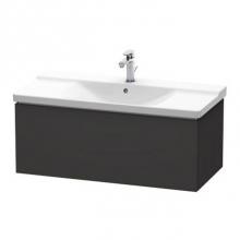 Duravit LC615008080 - Duravit L-Cube Vanity Unit Wall-Mounted  Graphite Super Matte