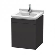 Duravit LC6168L8080 - Duravit L-Cube Vanity Unit Wall-Mounted  Graphite Super Matte