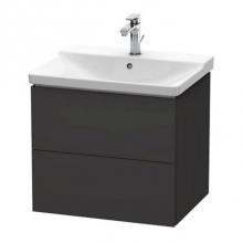 Duravit LC624408080 - Duravit L-Cube Vanity Unit Wall-Mounted  Graphite Super Matte