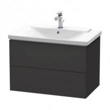 Duravit LC624708080 - Duravit L-Cube Vanity Unit Wall-Mounted  Graphite Super Matte