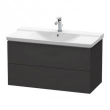 Duravit LC625008080 - Duravit L-Cube Vanity Unit Wall-Mounted  Graphite Super Matte