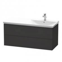 Duravit LC625508080 - Duravit L-Cube Vanity Unit Wall-Mounted  Graphite Super Matte