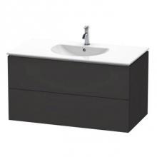 Duravit LC626308080 - Duravit L-Cube Vanity Unit Wall-Mounted  Graphite Super Matte