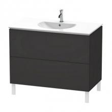 Duravit LC660708080 - Duravit L-Cube Floor Standing Vanity Unit  Graphite Super Matte