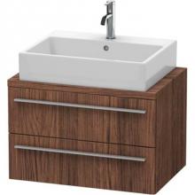 Duravit XL540602121 - Duravit X-Large Vanity Unit for Console  Dark Walnut